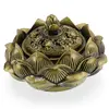 Vas pentru ardere tamaie si ierburi parfumate, model floare de Lotus - 10cm