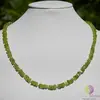 Colier peridot patratele 4-5mm