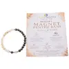 Bratara MAGNET PENTRU BANI cu cristale naturale si Argint 925, 6mm, imagine 2