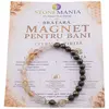 Bratara MAGNET PENTRU BANI cu cristale naturale si Argint 925, 6mm