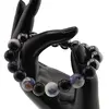 Bratara pentru barbati Hematit, Sodalit si Obsidian sfere 10mm pe elastic, imagine 3