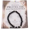 Bratara pentru PROTECTIE ELECTROMAGNETICA cu cristale naturale si Argint 925, 6mm