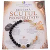 Bratara SCUTUL PROSPERITATII cu cristale naturale si Argint 925, 6mm