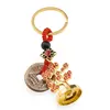 Breloc feng shui Copacul Banilor cu monede chinezesti pentru atragerea abundentei, 9cm
