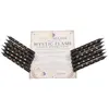Lumanari ritualice negre conice - Mystic Flame, 12 buc