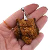 Pandantiv Ochi de tigru figurina gravata cap de tigru, 43mm, imagine 3