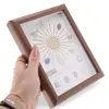 Tablou decorativ cu cristalele reprezentative elementului PAMANT, 20cm, imagine 3