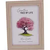 Tablou decorativ cu Pomul Vietii cu cristale de Cuart roz - 20,5cm