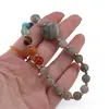 Accesoriu pentru telefon Labradorit, cristale 7 chakre si inima, imagine 3
