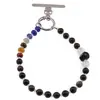 Accesoriu pentru telefon Obsidian auriu, cristale 7 chakre si cristal dublu varf, imagine 2