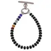 Accesoriu pentru telefon Onix si cristale 7 chakre rondele, imagine 2