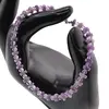 Bratara Lepidolit rondele 5-6mm si Ametist sfere 3mm, imagine 3