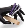 Set Bratari pentru Ziua de Luni – Calm si Claritate, Ametist, Sodalit si Howlit, imagine 3