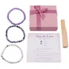 Set Bratari pentru Ziua de Luni – Calm si Claritate, Ametist, Sodalit si Howlit, imagine 5