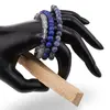 Set Bratari pentru Ziua de Miercuri – Claritate si Intuitie, Lapis Lazuli, Fluorit si Sodalit, imagine 3