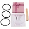 Set Bratari pentru Ziua de Sambata – Relaxare si Ancorare, Roca Vulcanica, Onix Negru si Hematit, imagine 5