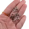 Accesorii din inox - inchizatori carabina pentru bijuterii, 12mm - set 10 buc, imagine 3
