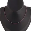 Colier Granat rhodolit sfere microfatetate 2mm, imagine 3