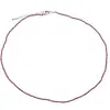 Colier Granat rhodolit sfere microfatetate 2mm