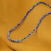 Colier Lapis lazuli sfere microfatetate 2mm, imagine 2