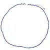 Colier Lapis lazuli sfere microfatetate 2mm