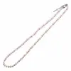 Colier Perle de Mallorca albe, crem si roz, sfere 4mm, imagine 2