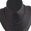 Colier Rubin sfere microfatetate 2mm, imagine 3