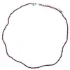 Colier Rubin sfere microfatetate 2mm