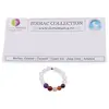 Inel pe elastic cu cristale naturale si argint 925 pentru zodia Berbec, 4mm, imagine 2