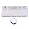 Inel pe elastic cu cristale naturale si argint 925 pentru zodia Fecioara, 4mm, imagine 2
