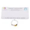Inel pe elastic cu cristale naturale si argint 925 pentru zodia Leu, 4mm, imagine 2