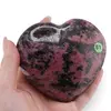 Inima unicat din Rodonit B1, 9cm, imagine 2