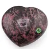 Inima unicat din Rodonit B3, 9,5cm