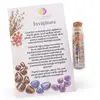 Spelljar pentru pentru INVATATURA cu ierburi si cristale naturale in sticluta cu dop de pluta, imagine 2
