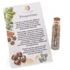 Spelljar pentru pentru PROSPERITATE cu ierburi si cristale naturale in sticluta cu dop de pluta, imagine 2