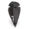Varf de sageata din obsidian, cristal natural 50-60mm, imagine 2