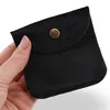 Saculet din catifea pentru bijuterii, 8cm - negru, imagine 3