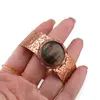 Bratara unicat din Cupru cu Labradorit rotund, imagine 3