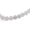 Sirag Cuart alb sfere 8mm, 39cm, imagine 2
