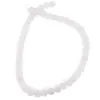 Sirag Cuart alb sfere 8mm, 39cm