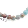 Sirag Jasp Imperial Blue Sea Sediment sfere 8mm, 38cm, imagine 2