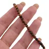 Sirag Ochi de tigru sfere fatetate 4mm, 39cm, imagine 3