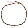 Sirag Ochi de tigru sfere fatetate 4mm, 39cm