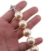 Colier Perle de Mallorca crem, 18mm, imagine 3
