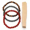 Set Bratari pentru Ziua de Marti – Curaj si Focus, Ochi de Tigru, Hematit si Carneol