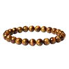 Bratara din ochi de tigru, sfere 6 mm, pe elastic, lungime 19 cm