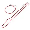 Set bratara si colier Coral rosu sfere 2mm
