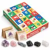 Calendar Advent 2026 cu 24 de cristale naturale brute, netratate si nevopsite – STONEMANIA
