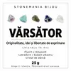 Mix cristale chips zodia Varsator, 5 pietre de 7-9 mm, 25 g, cu cartonas
