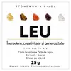 Mix de cristale chips pentru zodia Leu, 5 pietre, 25 g, 7-9 mm, cu cartonas